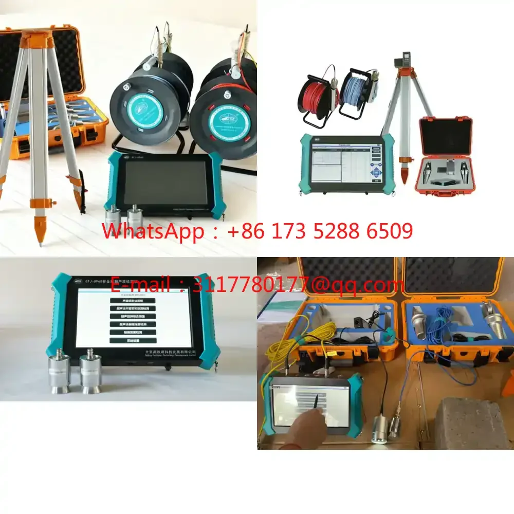 WAP01  Multichannel Crosshole Sonic Logging Tester | ASTM D6760 Pile Integrity Testing