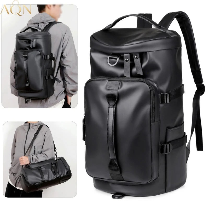 AQN Waterproof Travel Outdoor Backpack Man Gym Bag Shoe Compartment Large Capacity Shoulderbag Sports Training ‌Crossbody Bag
