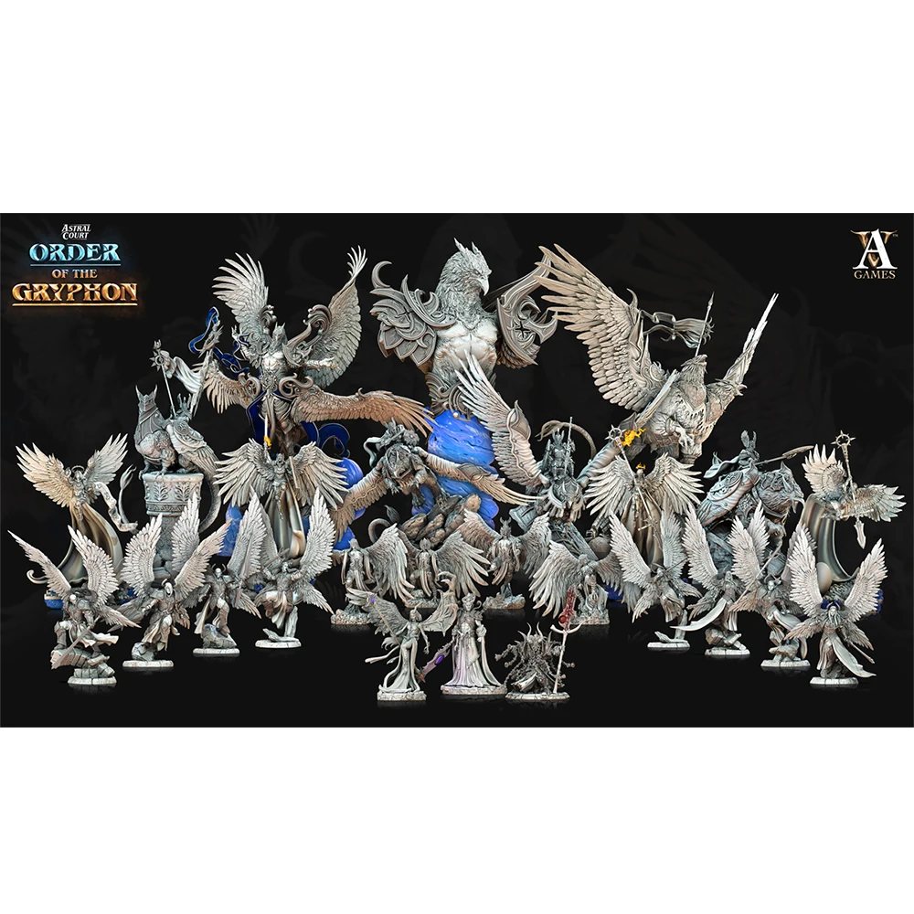 Star Court Angel Knights Dragon and Dungeon DND Running Team Board Game Battle Chess Model Rebel