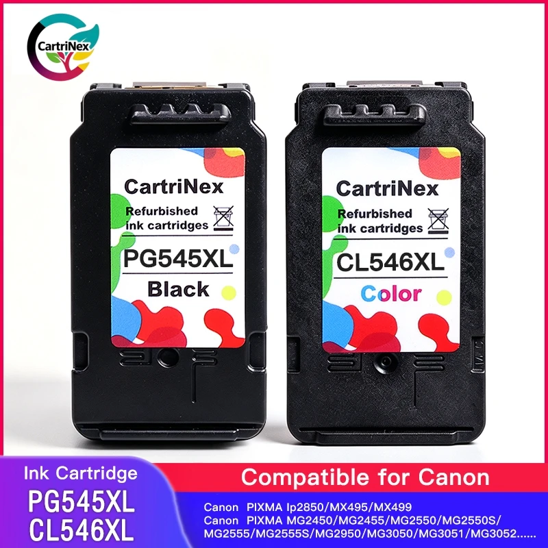 Compatible Ink Cartridge for Canon PG545 CL546 545XL 546XL for Pixma MG3050 MG3051 MG3052 MG3053 TS3150 TS3151 TS3350 TS3351
