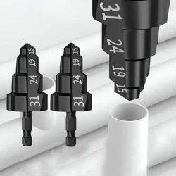 1 In 3 Hex Schacht PPR Boor Waterleiding Uitbreiding Boor Punch Loodgieter 15-31mm Stap Buis expander Gat Uitbreiding