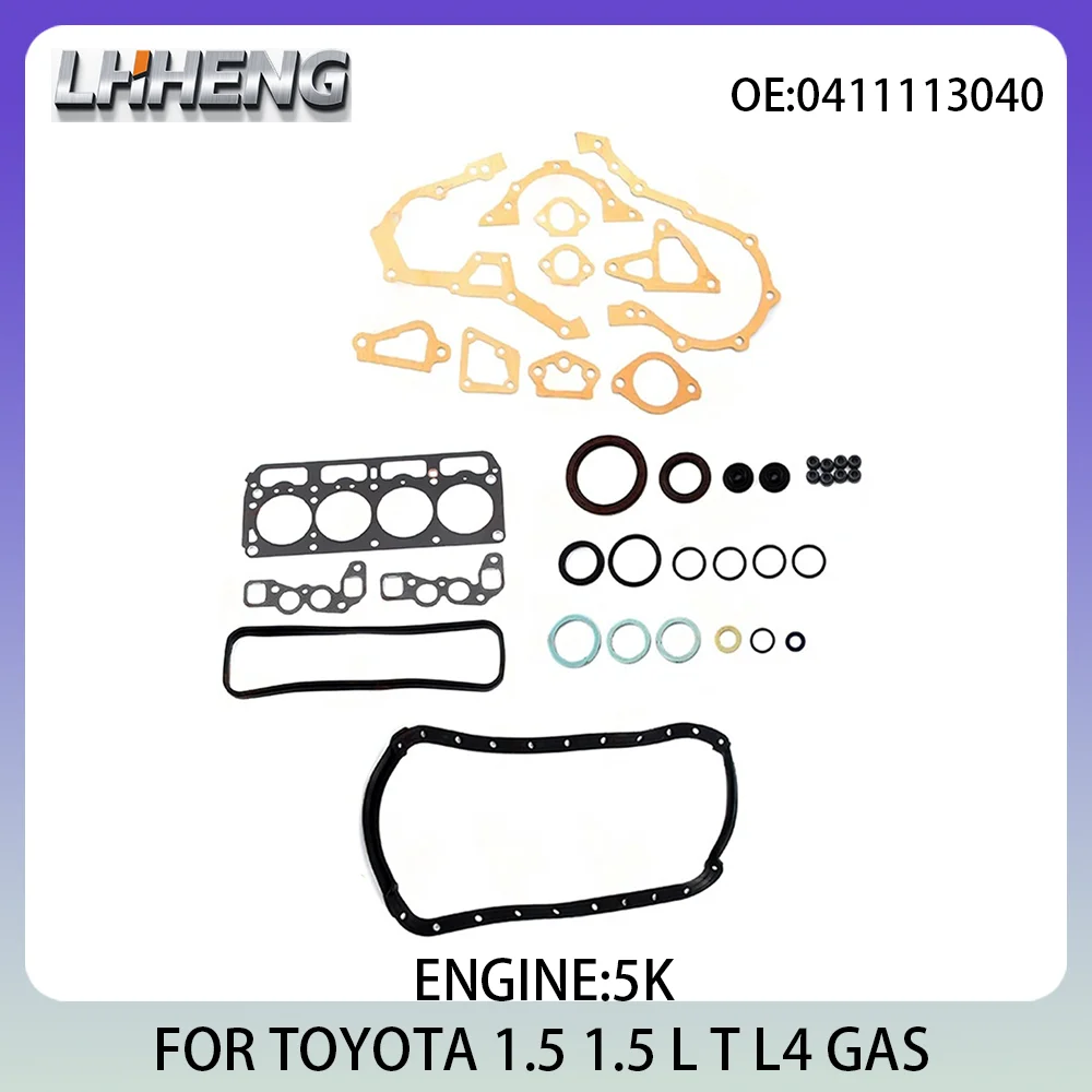 

Комплекты для восстановления двигателя для TOYOTA LITEACE TOWN 0411113040 0411113041 0411113042 0411113044 1,5 л 1,5 л T L4 GAS 5K 1985-2004