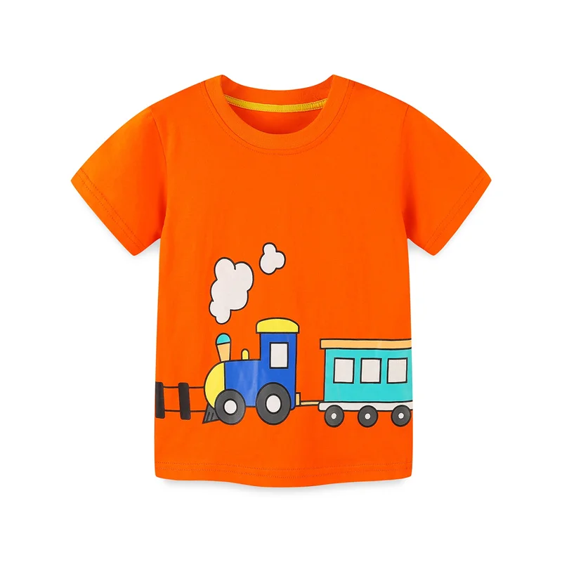 

Zeebread 2-7T New Arrival Baby Cotton T shirts With Cartoon Print Hot Selling Boys Summer Tees Tops Short Sleeve Shirts Clothes