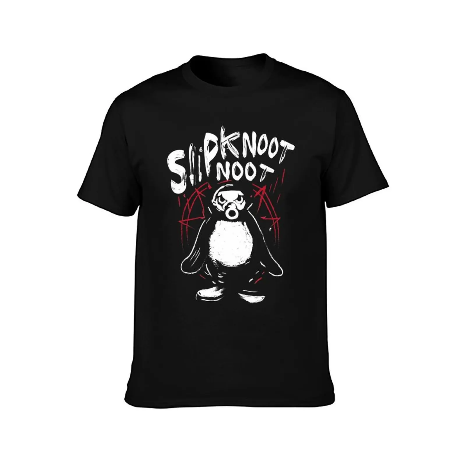 Slipknoot Noot Penguin Death Metal Goth Hard Rock T-Shirt oversized graphic tee funny meme t-shirts mens t shirts pack