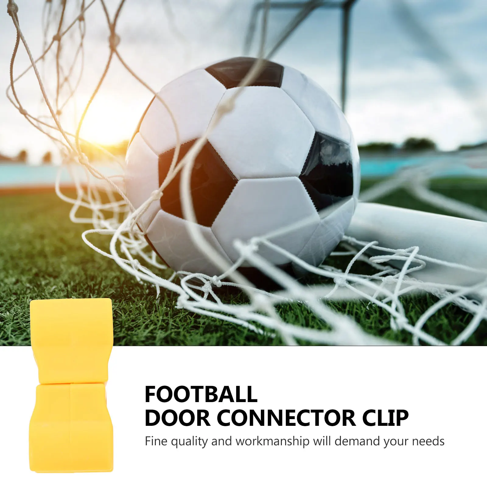 

5Pcs Football Door Connector Clip Premium Plastic Reusable Fixing Clip for Soccer Goal and Dog Training Ring Outdoor Sports