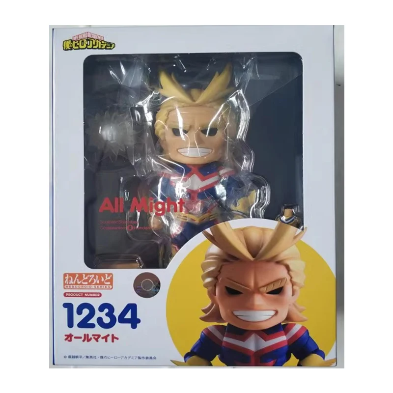 All·Might My Hero Academia Q-version Holiday Gifts Ornament Anime Action Figures Model Kids Toy