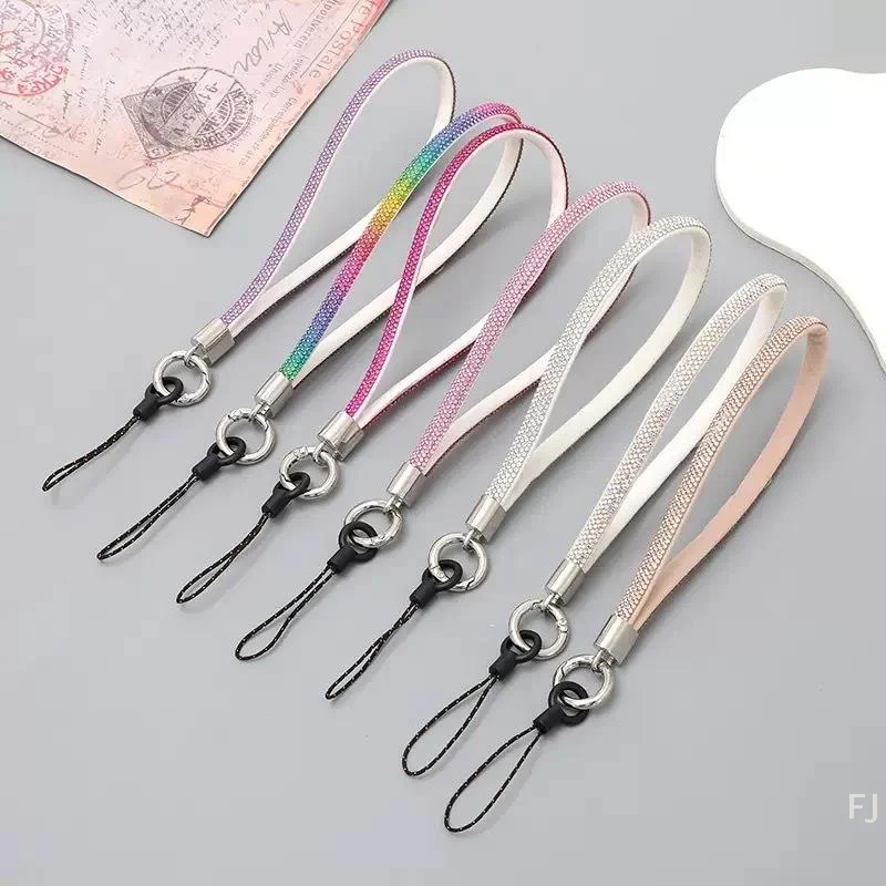 

Chic Rhinestone Lanyard, Universal Phone Case Strap with Anti-Loss Hanging Cord and Keychain Camera Chain