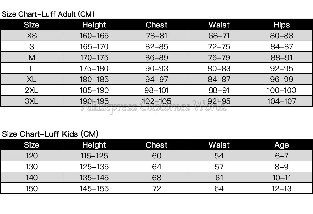 أزياء أنيمي لوفي التأثيرية القرد D بدلات تنكرية قبعات الهالوين للنساء والرجال والكبار سراويل علوية هدايا