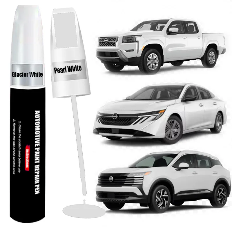 Custom Car Paint Touch Up Pen for NISSAN White Paint Scratch Remover Car Paint Care Accessories