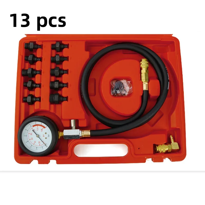 Allsome Car Engine automotive pressure gauge Test Detector Kit Tester Low Oil Warning Devices car Pressure Gauge Diagnostic