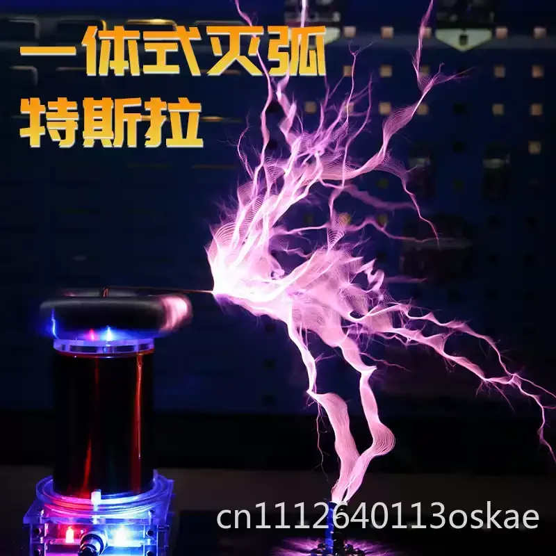 DIY Music Tesla Coil High Frequency Generator Ignition Lightning Model Driver Board SSTC Finished for Electronic Projects