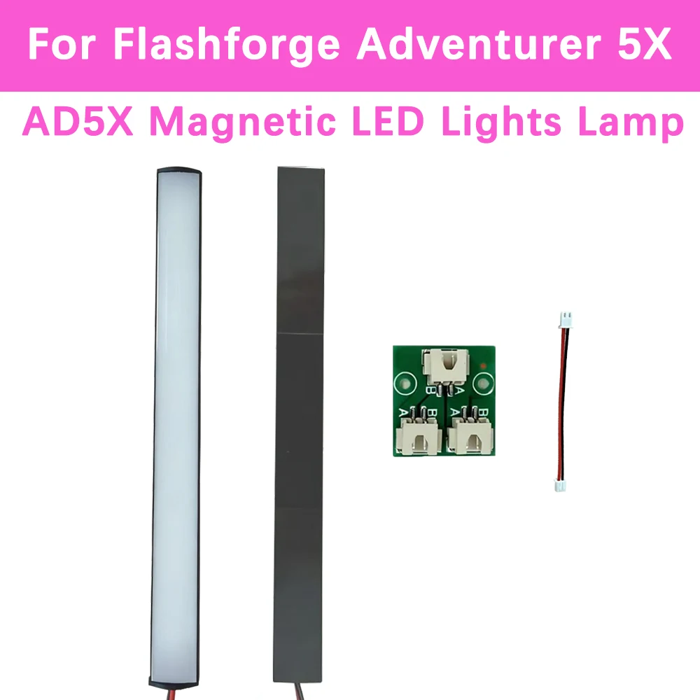 

AD5X Magnetic LED Light Kit For Flashforge AD5X AD5M PRO LED Lights Lamp 24V Lighting Strip For Adventurer 5X 5M 3D Printer