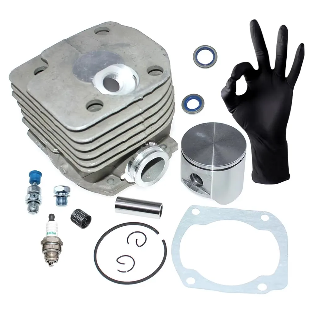 Kit de pistão de cilindro 50mm para Husqvarna 362 362XP 371 371K 371XP 372 372XP 375K Jonsered 2063 2071 2163 2171 CS2163 CS2171