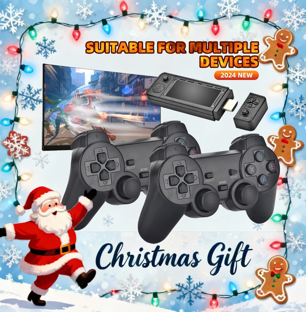 وحدة تحكم ألعاب فيديو تلفزيون مع وحدة تحكم مزدوجة ، عصا ألعاب عتيقة ، X9PRO ، PS1 ، PSP ، NDS ، N64 ، ألعاب ، من من من ، إلى ، G ، هدية ، محاكي 44 +