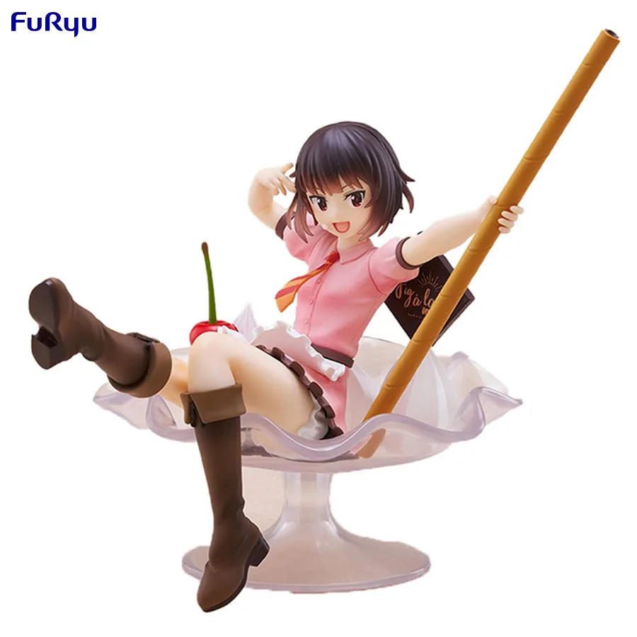 

In Stock Original FuRyu TENITOL Kono Subarashii Sekai Ni Bakuen O! Megumin Anime Figure Model Decoration Anime Cartoon Model