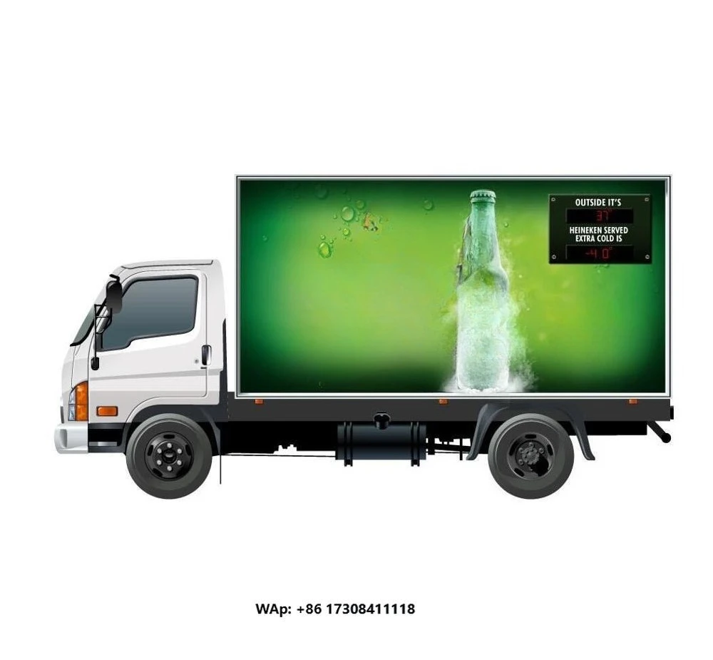 Outdoor mobile advertising vehicle LED display