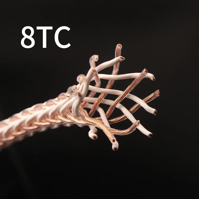 8TC OCC High Fidelity HiFi Audio Cable Connecting Power Amplifier Bulk Wire Speaker Wire 16 Strand Braid