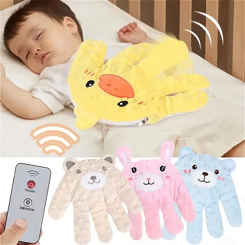 Baby  Electric Soothing Palm Sleep Pillow Newborn Heated Remote Control Simulated Palm Slapping Sleep Pad Baby Care Accessories