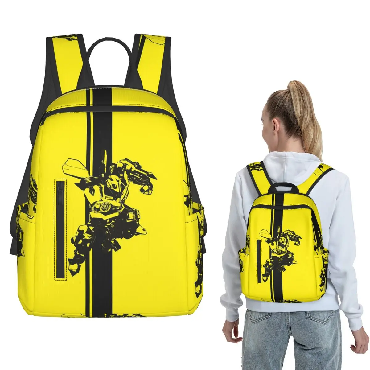 

BUMBLEBEE ACTION Backpack Daypack Boys Girls BookBag School Bag Shoulder Bags for Men Women