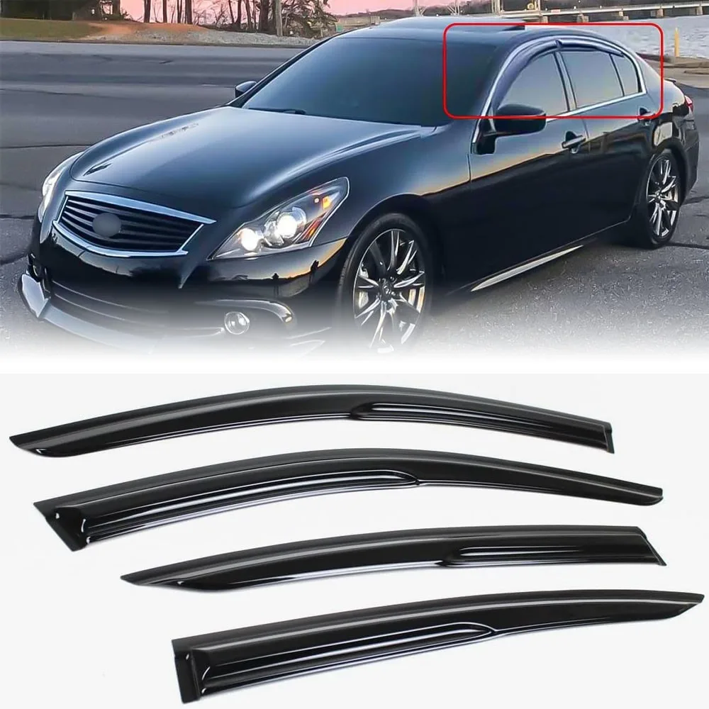 

Дефлекторы окон (ветровики) в стиле Mugen для Infiniti G35 G37 2007-2015 годов