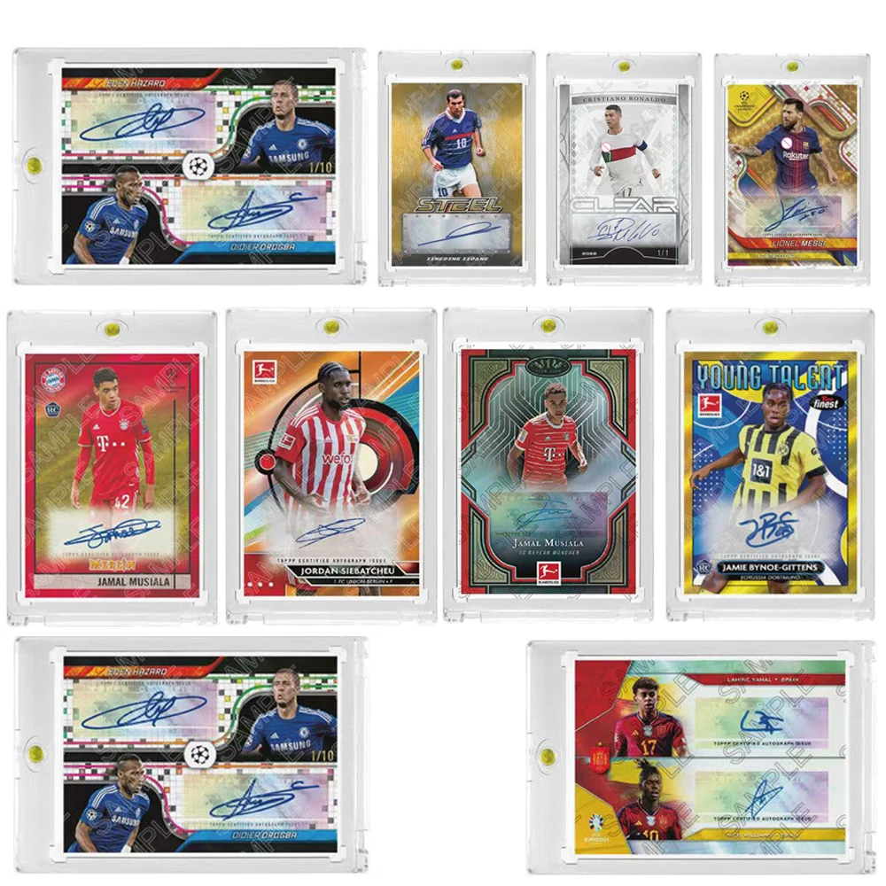 PANINI Yamal Williams Eden Hazard Yamal Zinedine Zidane Cristiano Ronaldo Messi DIY 시그니처 컬렉션 카드 생일 선물