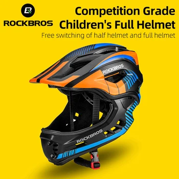 ROCKBROS Kinderfahrradhelm MTB Sicherheit Schlagfester Fahrradhelm Teenager Sport Sicherheitsschutz Helm Roller