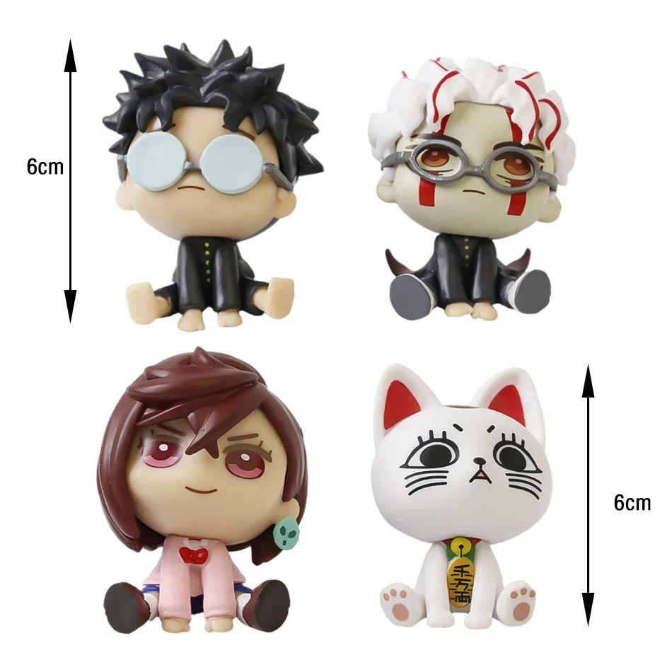 4 قطعة مجموعة أنيمي دان دا دان 6 سنتيمتر Ayase مومو تاكاكورا كين عمل نموذج بولي كلوريد الفينيل لعبة جمع سطح المكتب اكسسوارات هدية