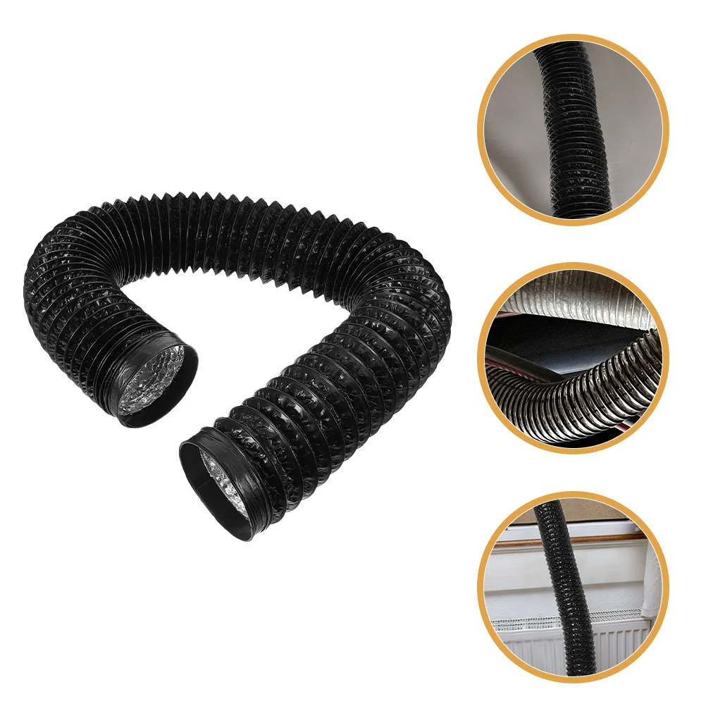 Vacuum Flexible Aluminum Pipe Dryer Exhaust Vent Thicken Air Foil Kit Portable Cooler