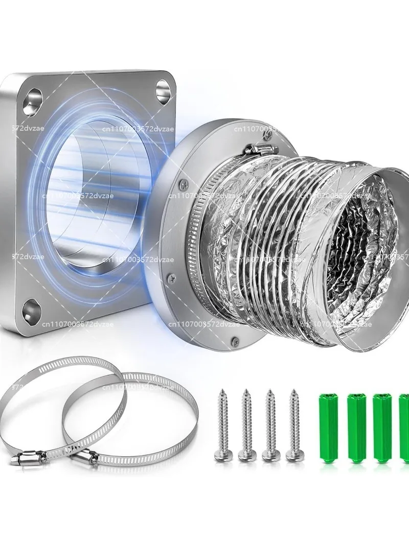 Magnetic Dryer Vent Connector 180 Degree 90 Degree Sealed Dryer Exhaust Connector