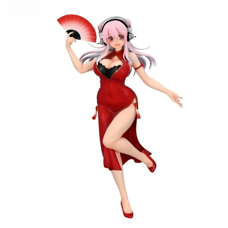 

Furyu Original:Super Sonico chi-pao VER.21cm PVC Action Figure Anime Figure Model Toys Figure Collection Doll Gift