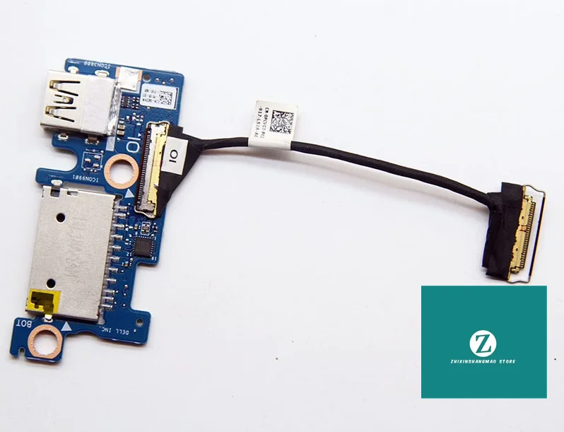 Dla DELL G5 15 5590 G7 17 7790 czytnik kart USB IO płyta z kablem 04DDHW