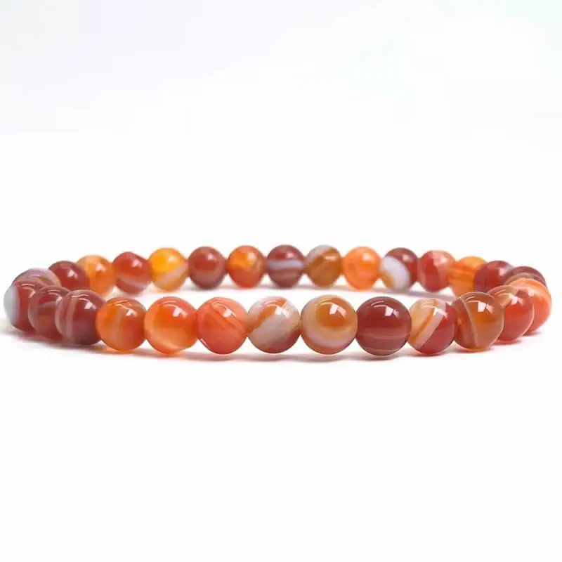 Handmade Natural Gemstone Chakra Bracelet, Elastic Stretch Jewelry