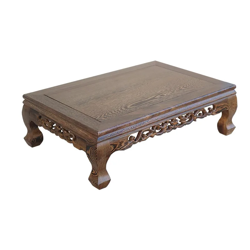 

Китайский стол-канг из массива красного дерева (типа «куриное крыло»), низкий кофейный столик из старого вяза, для татами и эркерных окон, для дома