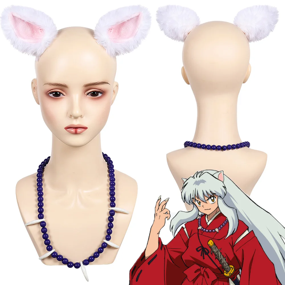 

Anime Inuyasha Cosplay InuyashaNecklace Roleplay Hallowmas Party Carnival Role Play Prop Costume Outfits Accessories