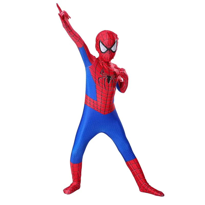 Spiderman Costume for Kids Zentai Suit Spider Man Into The Spider Verse Miles Morales Superhero Cosplay Bodysuit Adult Jumpsuits