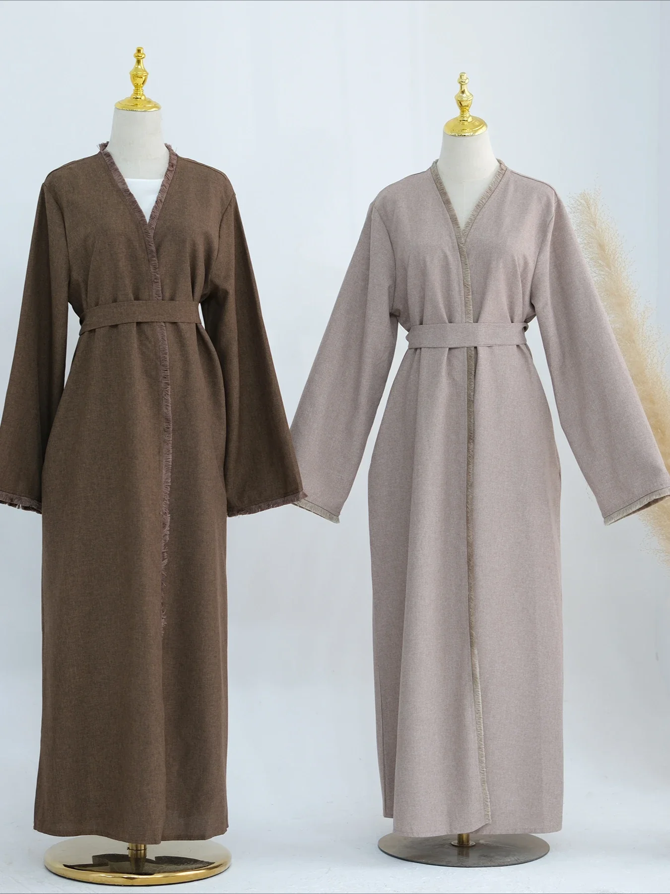 Eid Muslim Women Abaya Tassel Dresses Long Robe Jalabiya Ramadan Islam Vestidos Arab Morocco Dubai Abayas Kaftan Cardigan 2025