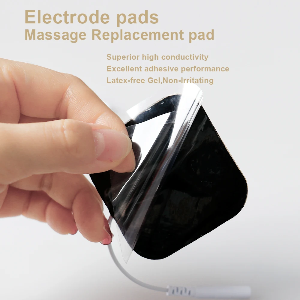 Body Soothing Care Pulse Electrode Pads Conductive Gel Pulse Pressure Electrical Soft Pulse Muscle Relax Tool Pads 50/100pcs