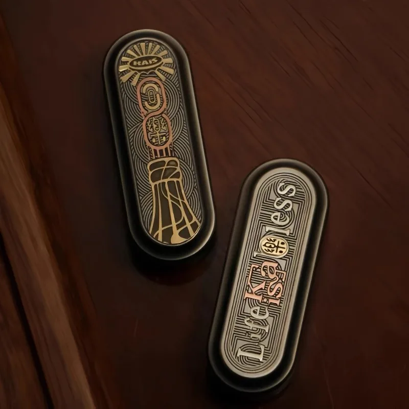 

KAIS EDC Ruyi Candy Dual Track Magnetic Direct Push Fingertip Push Card Декомпрессионная игрушка