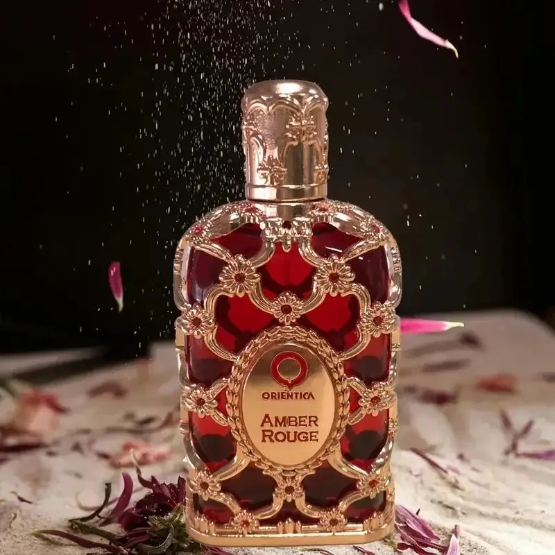 Женские духи Orientical Royal Amber Rouge — 2,7 унции, стойкий цветочный аромат с формулой без спирта, идеальный рождественский подарок