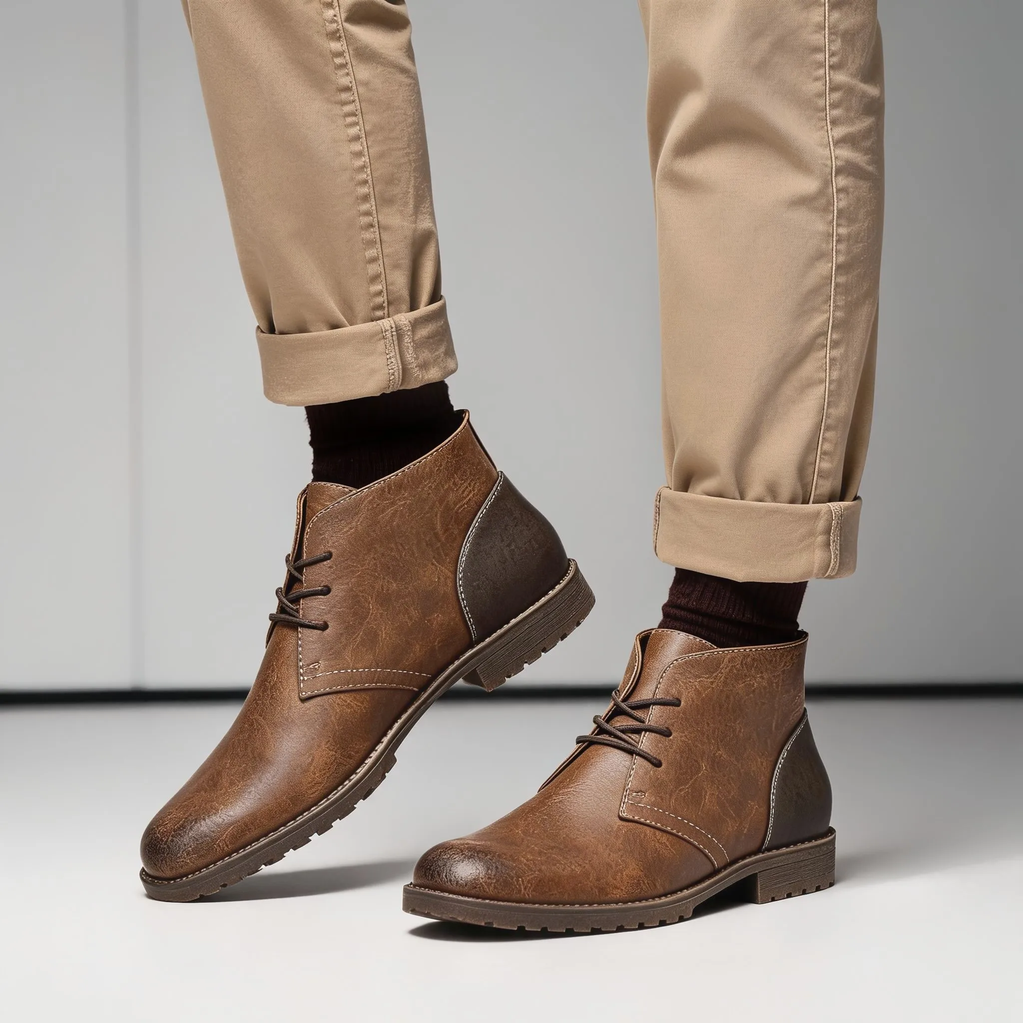 Boots Men Brand Retro Comfortable Casual Fashion 2026 Desert Boots Man #KD783 view 6