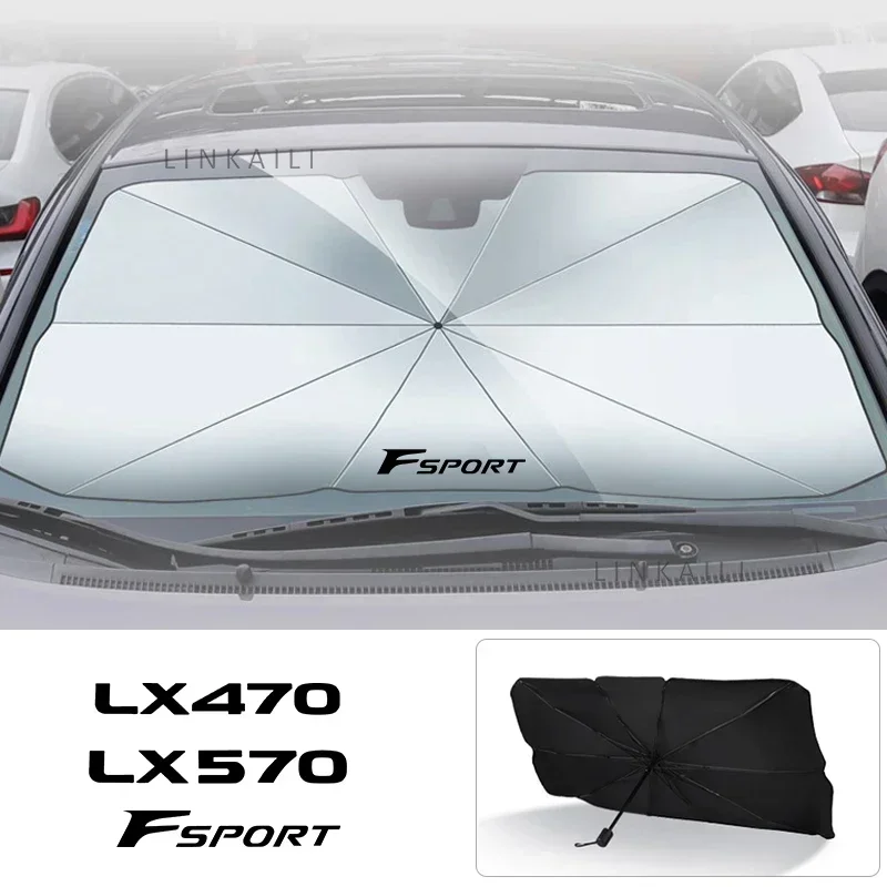 Car windshield sunshade UV reflective umbrella suitable for Lexus CT200H ES ES260 FSPORT GS GX IS LS LX NX RX UX LX570 LX470