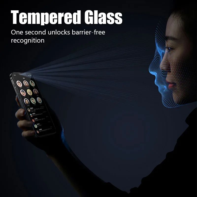 Proteggi schermo 3 pezzi per iPhone 14 13 12 11 Pro Max vetro temperato per iPhone Xs Max X Xr 6 6S 7 8 plus 5 5S SE 2020 vetro