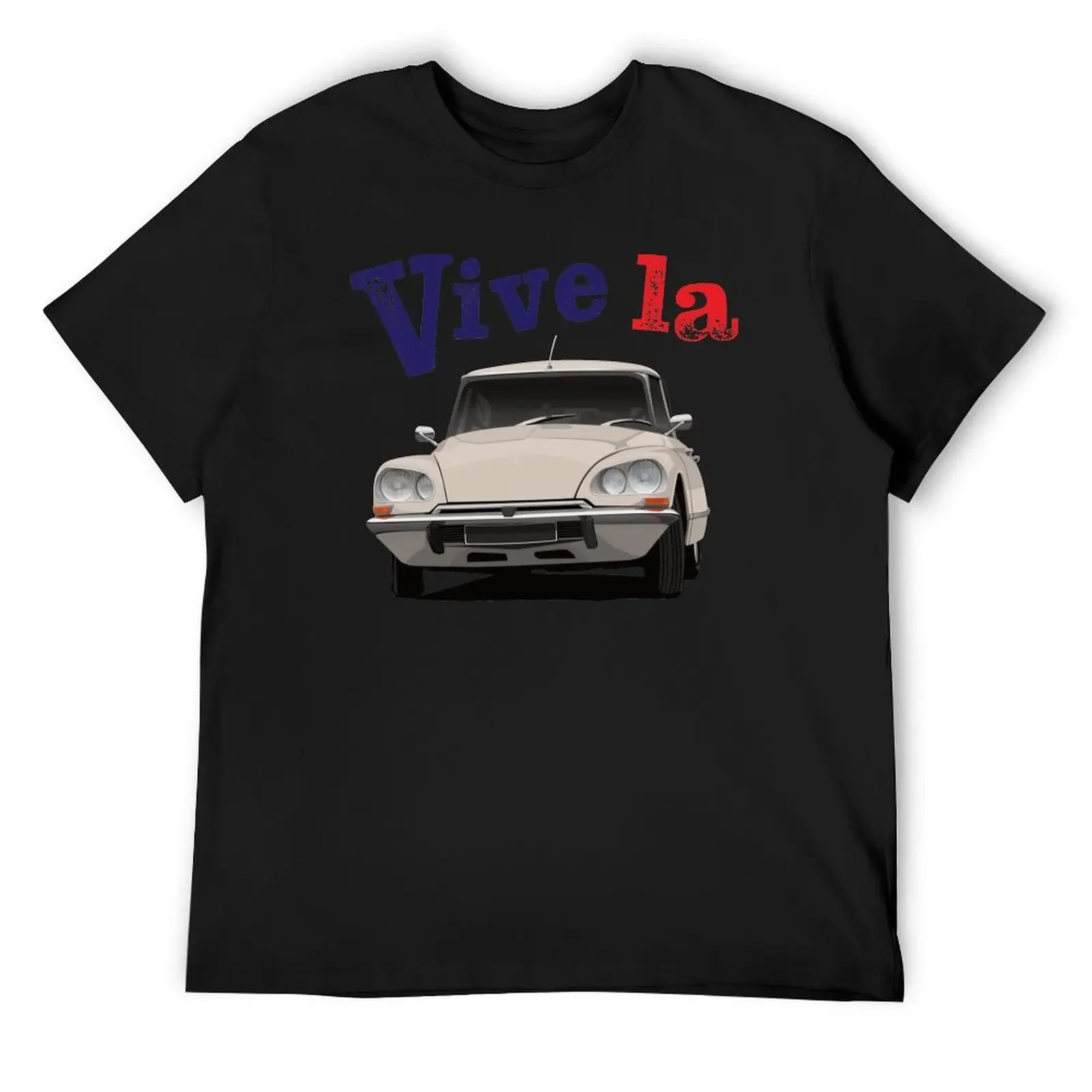 

Vive la ID/DS - beige car T-Shirt graphic t shirts anime figures funny t shirts for men