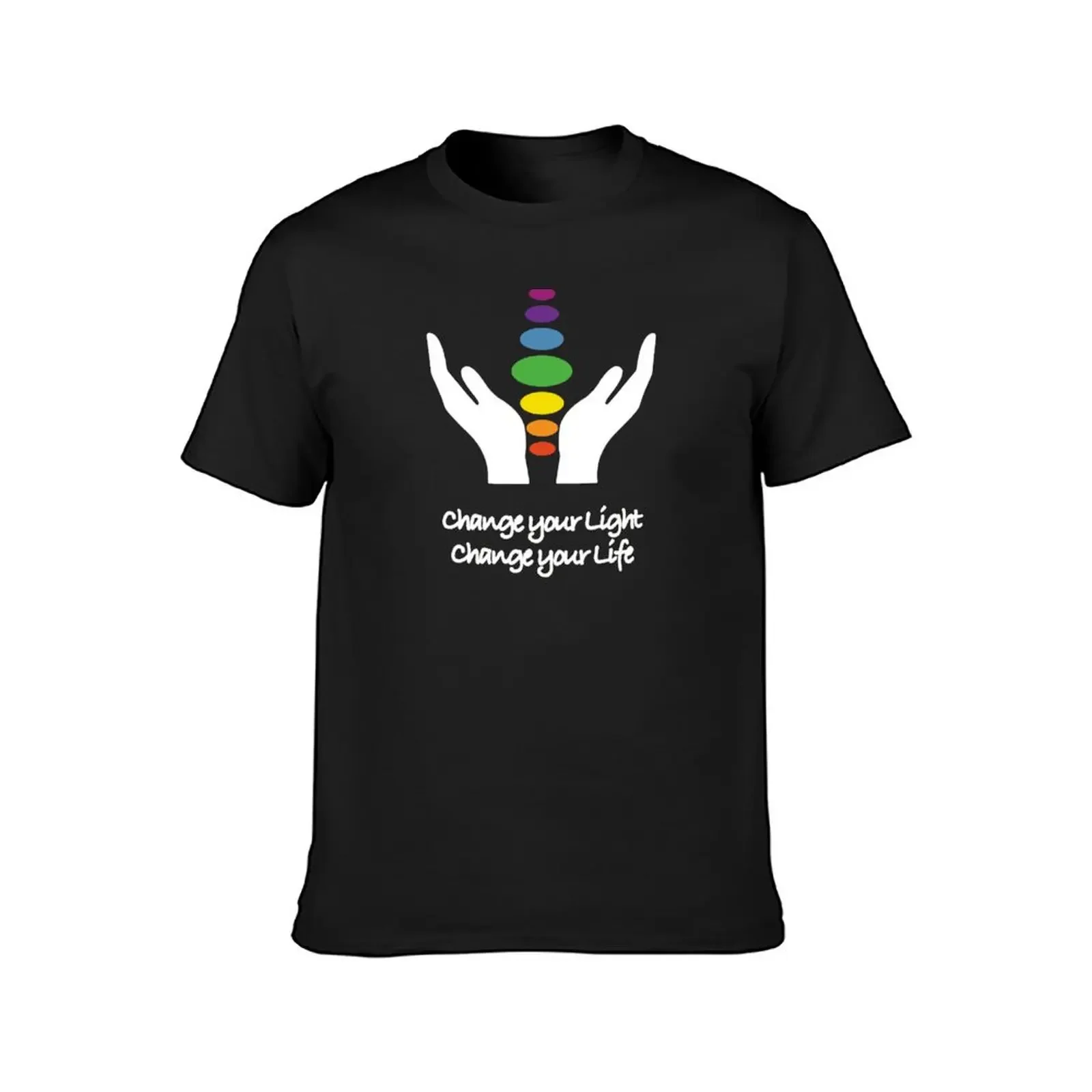 Reiki - change your light, change your Life T-Shirt quick drying custom shirt quick-drying graphic t shirts Men's t-shirts