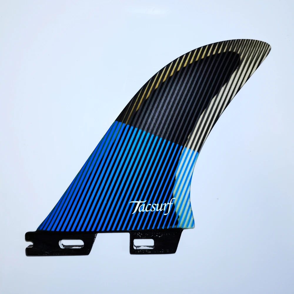 Epoxy Firberglass Surf Fins Tri Set Surfboard Fins Double Tabs FT