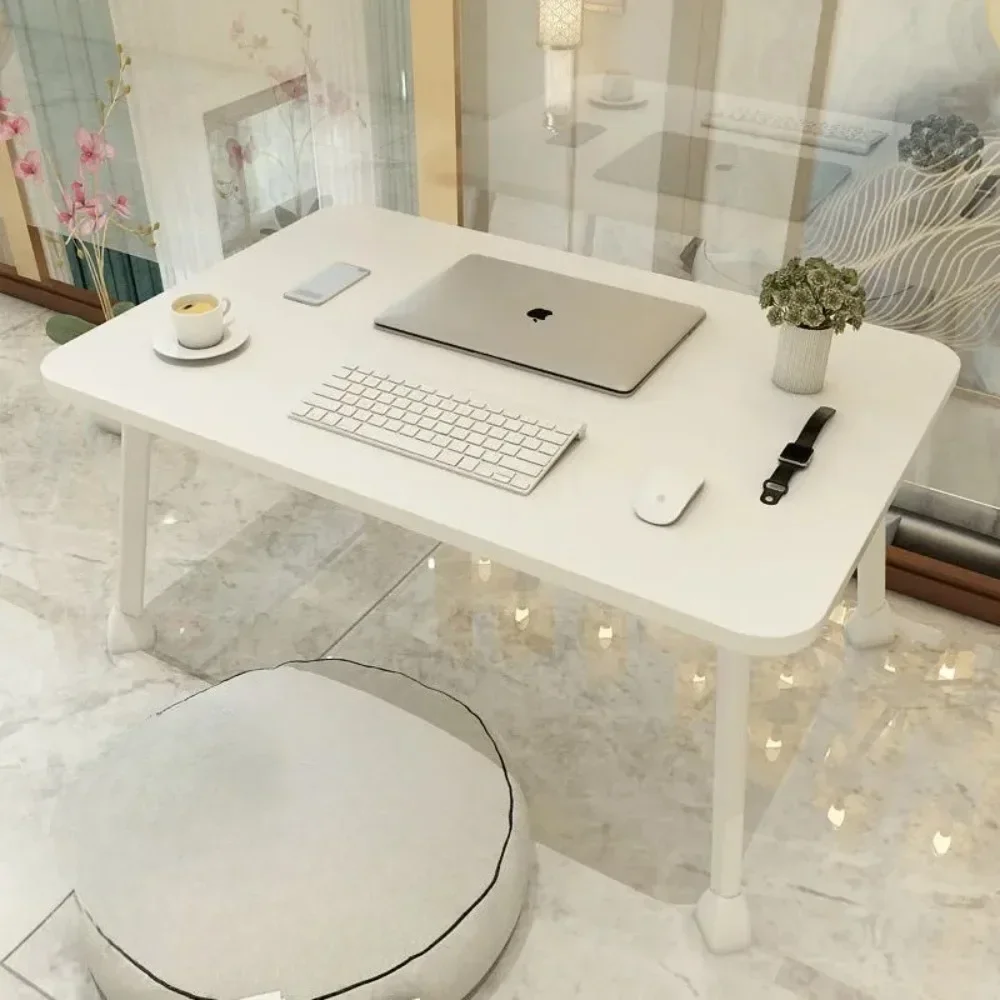 Folding Small Table  Bedroom Table Lap Desk Foldable Space Saving Computer Desk Portable Tablet Stand Ergonomic Laptop Table