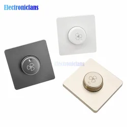 86 tipo regolazione ventola da soffitto regolatore di velocità continuo interruttore a parete 220V per 15-300W Dimmer decorazione natalizia di Halloween