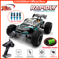 16101 /16102 PRO SCY 1:16 70KM/H 4WD High Speed RC Car With LED Light Drift RC Off-Road Car Monster Truck Toy For Kid Gifts