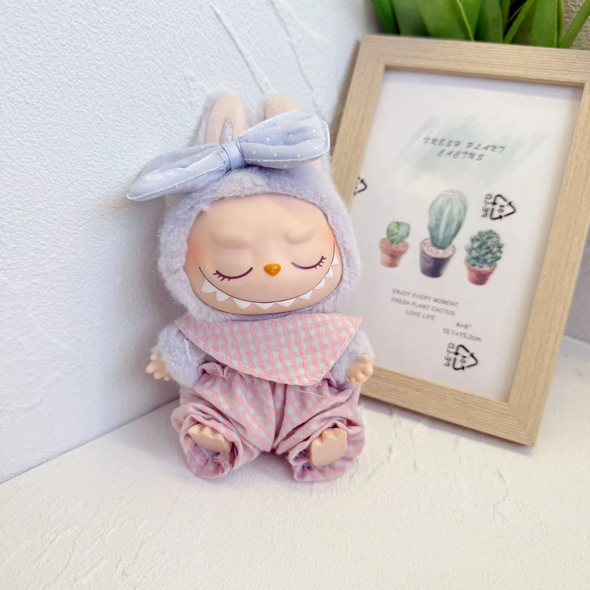 إكسسوارات ملابس الدمية الصغيرة القطيفة لدمى لابوبو، مجموعة ملابس متقلب هدية
