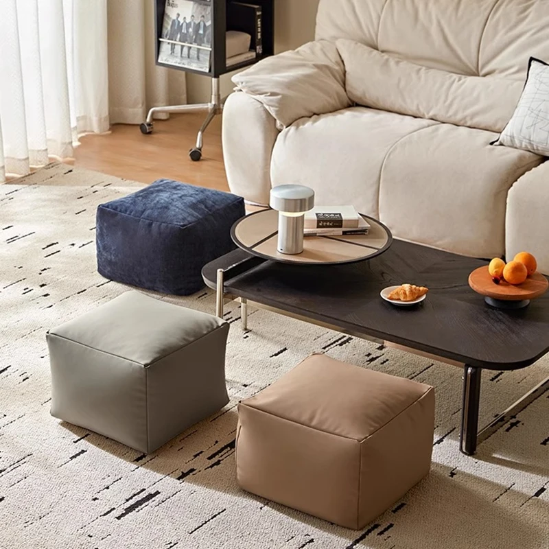 

Modern Kid Stool Ultralight Portable Living Room Sofas Footrest Stool Bedroom Bench European Pouf Salon Moderne Furniture